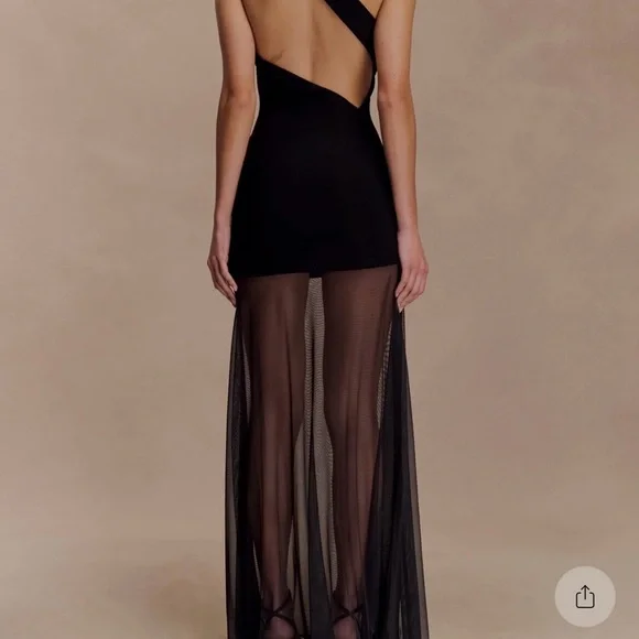 Vashi Cut Out Maxi Mesh Dress - Picture 4 of 4